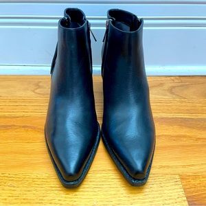 NWOT Sam Edelman Walden Womens Pointed Toe Leather Ankle Boots
